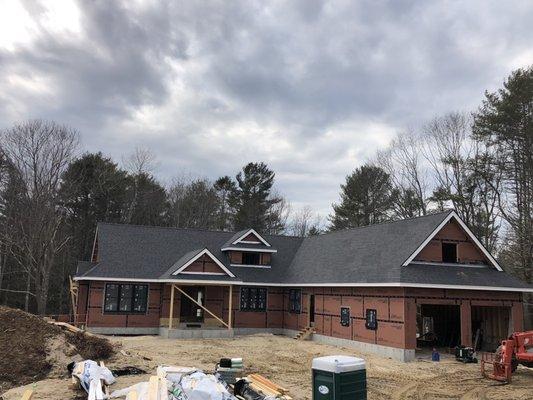 New construction house we're building in Kennebunk