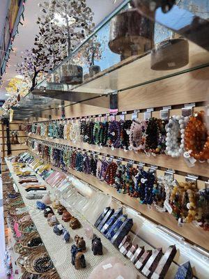 we carry a wide selection of genuine Gemstones and Crystals.