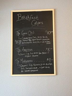 Breakfast Menu