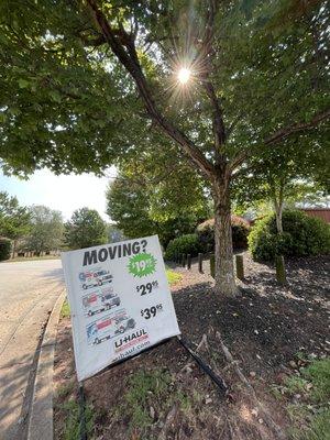 Our front entrance of Meer Properties U-Haul!