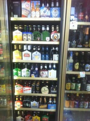 Rotating imported beer selection