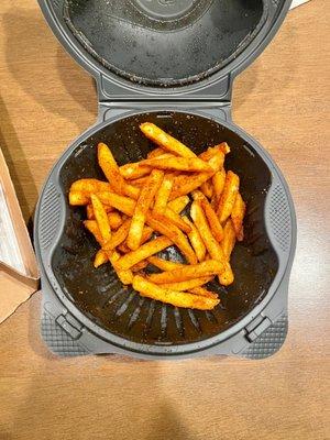 Fries - very little & stale