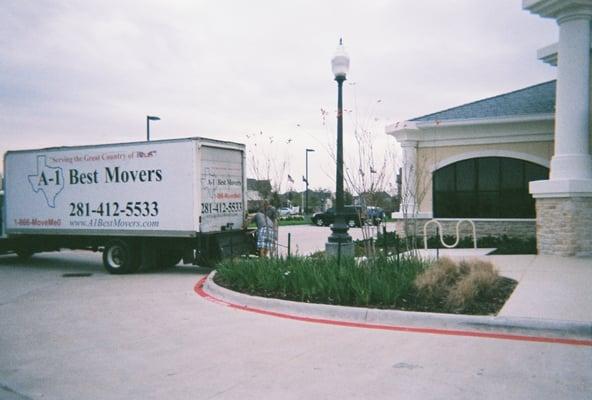 Licensed and Bonded, we moved a bank we can move your home.  Heritage Bank Move Pearland Texas