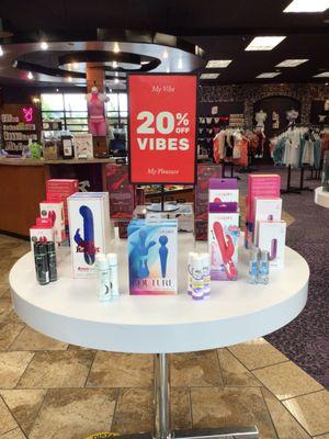 Receive 20% off select vibrators. Offer valid 7/28/2024 - 8/24/2024 at store closing.