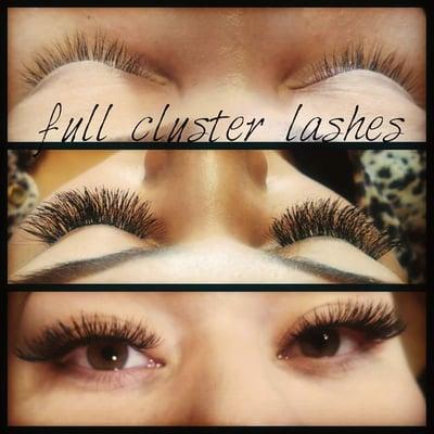 Full Cluster Eyelashes Extentions  $50.99