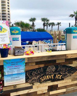 Shave ice at Hampton Inn Pensacola Beach