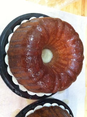 Our delicious Rum Cake!