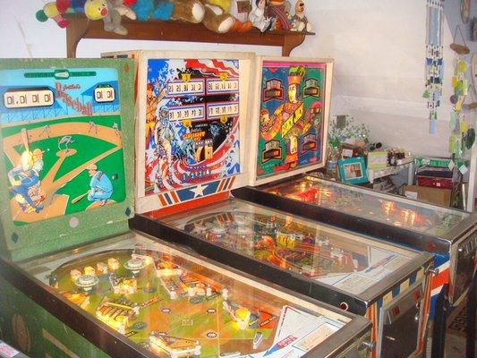 Love our Pinball machines. Fun for the family and friends.