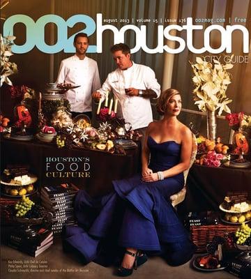 August 2013 cover of 002houston Magazine