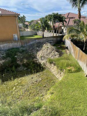 POOL AREA AFTER 5 MONTHS OF NO WORK BEING CONDUCTED.