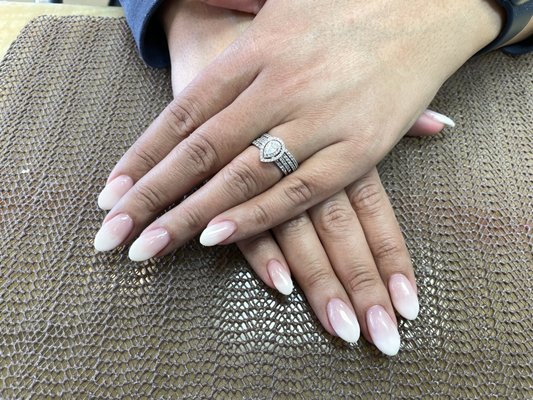 Ombre gel manicure