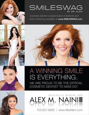 We are so proud to be the official cosmetic dentist to the Miss DC organization!