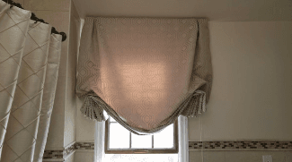 Custom Bathroom Drapes