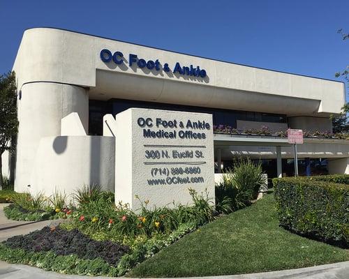 Exterior image of the Fullerton Orange County Foot & Ankle Group