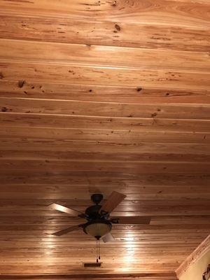 Finished ceiling