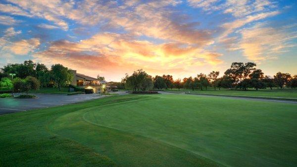 I was shooting a local property for a real estate agent and went by the golf course at sunset.  Not disappointed!