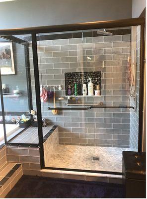 Expanded Shower with seat