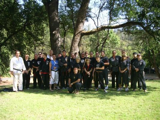 Doce Pares workshop. Whiskeytown Lake, CA.