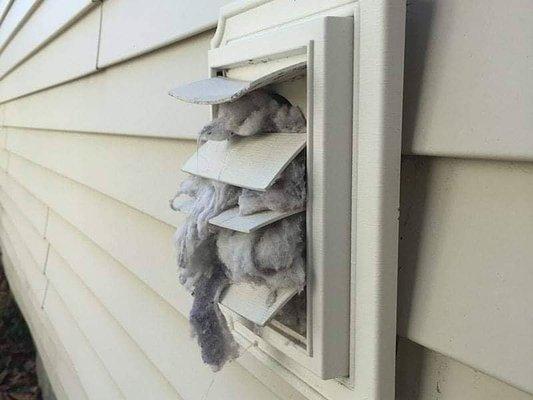 Make sure to check your vents!