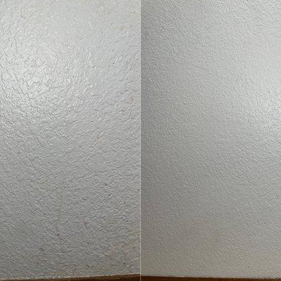 (Deep Clean) Before and After Wall/ baseboard Cleanup