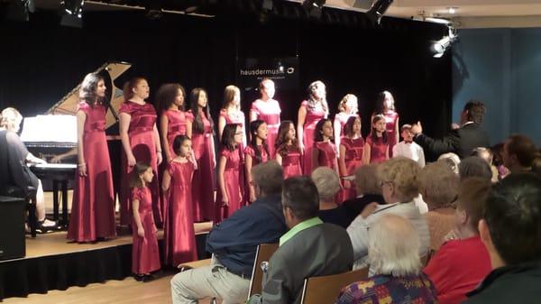 MUSYCA Children's Choir sings at Hous der Musik in Vienna