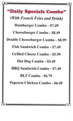 Lunch/Dinner Menu