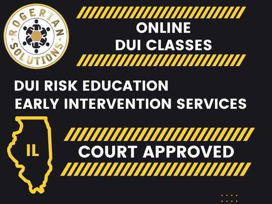 DUI Risk Education and DUI Early Intervention Services. Online DUI Classes. 10-hour DUI Risk Education, 12-hour Early Intervention Services.