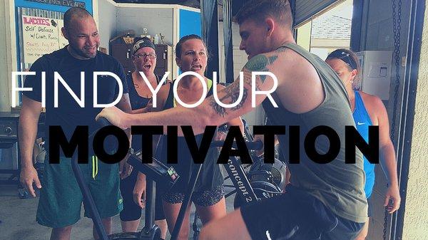 Motivation is fueled from within, but your desire grows with a supportive community.