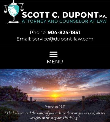 Scott C. DuPont, P.A. - Let us serve all your legal needs.