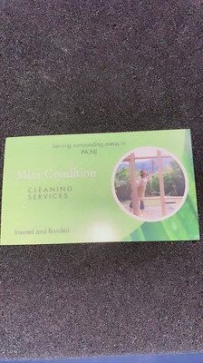 Mint Condition Cleaning Services