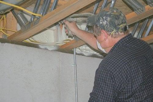 RimJoist foaming