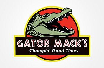 The Gator Mack's Logo