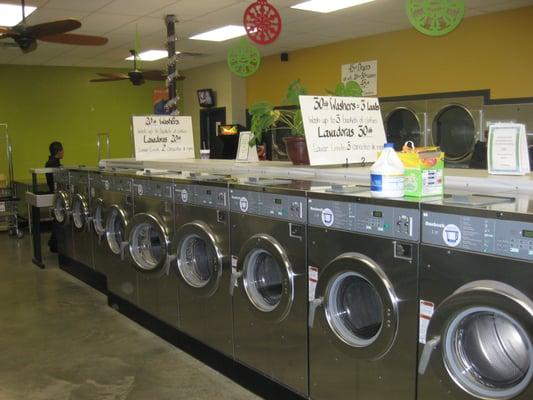 Largest laundromat in the area