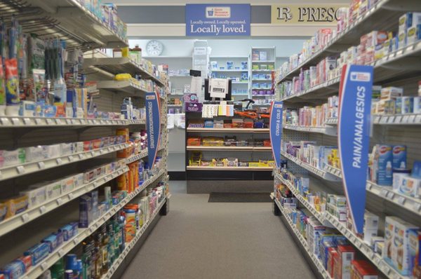 Check out our Fully stocked Pharmacy with many new product lines...