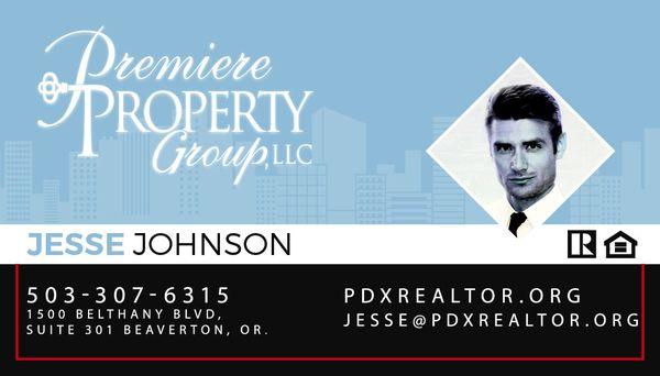 Jesse Johnson -  Premiere Property Group