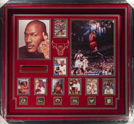 Michael Jordan Signed Collage