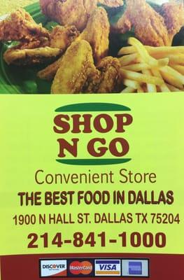 Shop N Go, Best Dominican Style chicken wings ever!!!