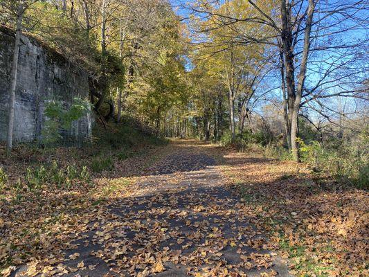 Nearby hiking trail.