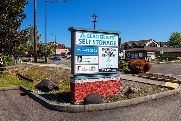 Visit Us at Glacier West Self Storage at 2222 Meridian Ave E, Edgewood, WA, 98371