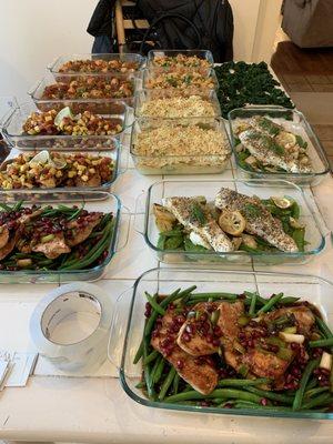 Meal prep in your home kitchen.  Complete meals, lovingly made, fresh and with ingredients you can pronounce.