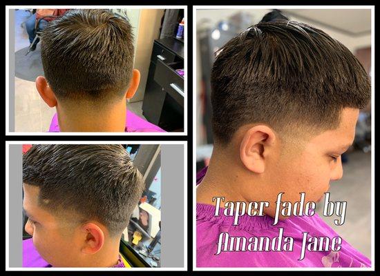 Taper fade by Amanda Jane