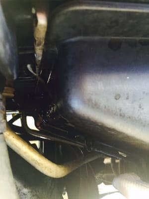 Radiator leak