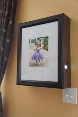 Stunning product!  Like an upscale photo frame that hides unsightly baby items from view!