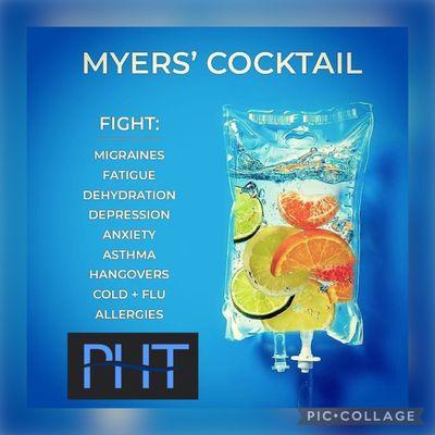 The Famous Myers Cocktail. The all around go to Vitamin Drip