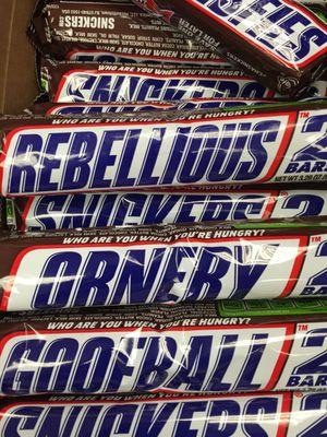 Funny candy bars!