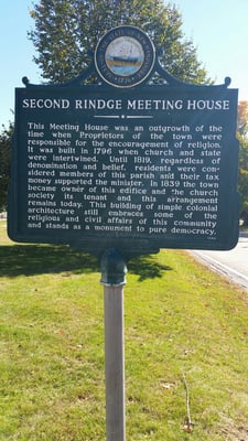 Second Rindge Meeting House