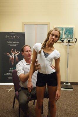 Scoliosis treatment.