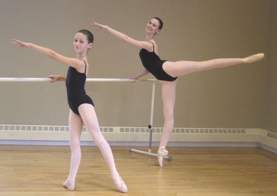 Quality classical ballet classes at our Needham Center dance studios for age 2-18, plus adults!  Come dance with us!