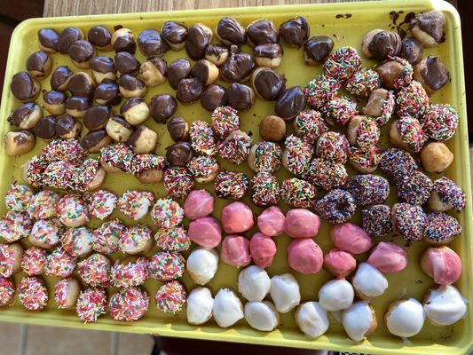 Assortment of donut holes