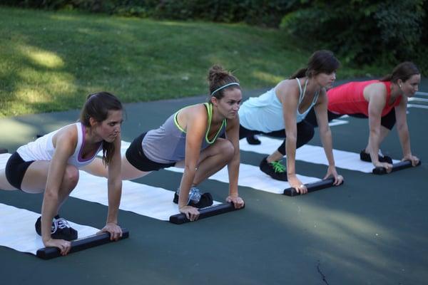 Slide boards are a total body fitness aid.